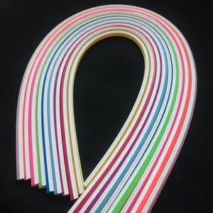 High Quality 12V 6X12mm Flexible Silicone Led Strip For Custom Neon Sign Party Mall KTV Decoration Flex Silica Gel Led Strip