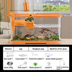 Fábrica al por mayor dormitorio escritorio medio acrílico acuario Betta Goldfish acuario pecera acuario - Product Image 6