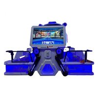 NINIX NINIX-321587 Simulador de Realidad Virtual Comercial Inmersivo Multijuego para Interiores, Máquina de Entretenimiento Arcade Metálica para 2 Personas MR