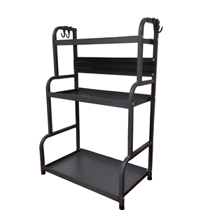 Estante de Almacenamiento de Especias de Acero al Carbono de 2/3 Niveles, 30/40/50 cm, Resistente, Capacidad de Carga de 90 kg, Diseño Moderno Multifuncional, Entrega Rápida - Product Image 5