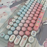 Capuchons de touches de clavier de style Milk Cap, motif chiot, fabriqués par sublimation, modèle 0051, origine Chine, pour claviers mécaniques
