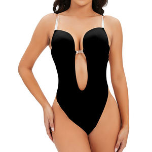 Faja Moldeadora al por Mayor: Body Invisible con Tanga y Escote Pronunciado en U para Levantamiento de Glúteos - Product Image 3