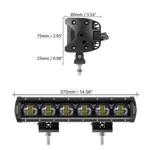 Barre lumineuse LED 6D Slim 120W super lumineuse 12V pour camions tout-terrain, garantie 2 ans - Meilleures ventes - Product Image 1