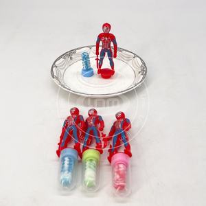 Jouet <span class=keywords><strong>en</strong></span> <span class=keywords><strong>forme</strong></span> <span class=keywords><strong>d</strong></span>'homme <span class=keywords><strong>araignée</strong></span> de dessin animé pour enfants bonbons durs saveur de fruits bonbons sucette - Product Image 3