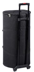 Porte-charge pliable avec roulettes, s'ouvrant pour révéler une surface lisse et plane pour l'affichage de produits ou la numérisation - Product Image 6