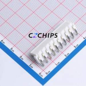 W396110K-10PY2113 Wire-to-<b>Board</b> <b>Pin</b> Header Bent Lead Through Hole,P=3.96mm Connector 1x10P 3.96mm Right Angle Insert VH - Product Image 2