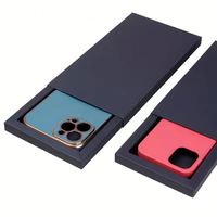 Caja de Embalaje de CD Kraft Reciclado en Relieve con Logotipo Personalizado Simple, Forro de Esponja de Cartón Plegable de Bajo Costo, Libre de Cierre Magnético