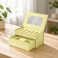 Boîte cosmétique personnalisée durable en papier couché, multi-compartiments, pour rouge à lèvres, fards à paupières, bijoux, avec design de logo