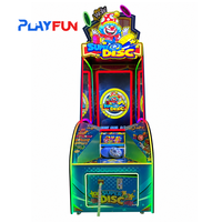 Machine de jeu à monnayeur sur le thème du cirque, Super Disc, pour loterie de billets de récompense de carnaval et de jeux d'arcade, équipement de divertissement