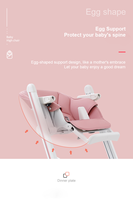 Vente en gros de chaise haute pliable en plastique multifonctionnelle pour enfants balançoire à bascule et salle à manger pour bébés et tout-petits