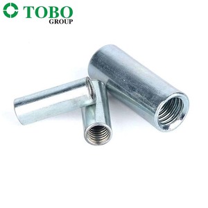 Ren dài Hex dày hạt din6334 hình lục giác ren kết nối Nut M4 M5 M6 M16 dài Hex khớp nối hạt - Product Image 2