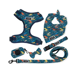 最高のペット用品反射オックスフォードソフト通気性メッシュナイロンプルなし犬用ハーネスベスト犬用最高のハーネス - Product Image 1