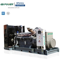 Groupe électrogène diesel silencieux portable de type Perkins, triphasé, 2250 kVA, puissance de pointe, pour centre de données