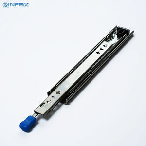 דיוק הכדור נושא מגירה שקופיות כבד 120 ק "ג פלדה מגולגל פלדה הרחבה מלאה 3 רצועות שלב עבור הרצי ארון קבצים - Product Image 2