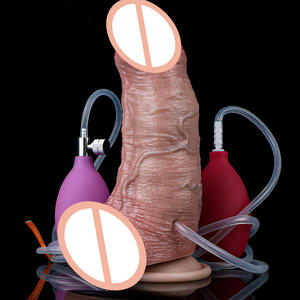 Neuer Simulations-<span class=keywords><strong>Dildo</strong></span> aus Medizinischem Silikon, Hautfarben, mit Spritze für Spritzfunktion, Aufblasbarer Hunde-<span class=keywords><strong>Dildo</strong></span>, Aufblasbare Dildos - Product Image 3