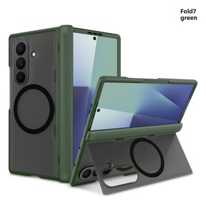 เคสโทรศัพท์แม่เหล็กไร้สายรุ่นใหม่ของ Huanmin สำหรับ Samsung Z Fold 7 มีพื้นผิวแบบด้านคล้ายผิวหนังและให้การปกป้องแบบเต็มรูปแบบ - Product Image 5