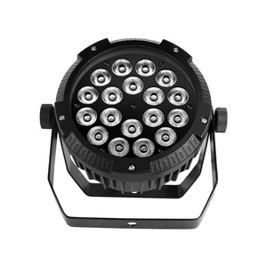 18 RGBW Full-Color <strong>4</strong>-in-1 Waterproof Aluminum <strong>LED</strong> <strong>Par</strong> Lights with DMX512 Control IP65 for Outdoor Stage &amp; Event Lighting - Product Image 1