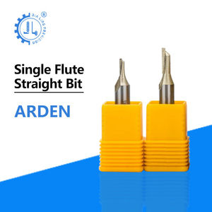 Arden CNC Bits 1/4 pouces <span class=keywords><strong>fraise</strong></span> à cannelure unique 1/2 mèches de routeur droites Support OEM personnalisé - Product Image 4