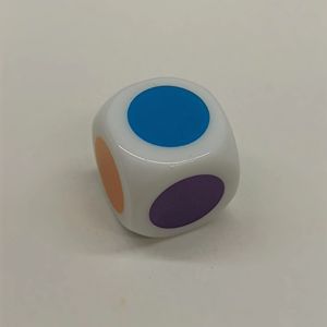 Custom 16mm Acrylic D6 <strong>Dice</strong> <strong>Set</strong> for Board Games - Printed Engraved Colored Dots, Promotional Game <strong>Dice</strong> - Product Image 6