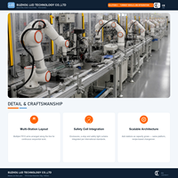 Bras robotisé industriel clé en main FR10 10 kg 6 axes, système de chargement et de déchargement pour ligne de production électronique, conception de poste de travail personnalisée