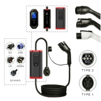 Chargeur de voiture portable personnalisé IP65 8A-40A réglable SAE J1772 Type 1 EV