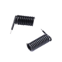 10 pièces antenne spirale en caoutchouc noir 315MHZ 433MHZ antenne à ressort Wifi réception transmission Module de télécommande antennes RF