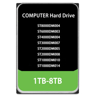 Disque dur interne SATA ST8000DM004 8 To 5400 tr/min 6 Gbit/s 256 Mo de cache Barra Cuda 3,5 pouces pour ordinateur de bureau