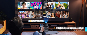 โปรเจคเตอร์ Google TV รุ่น 2026 MAGCUBIC HY320NTV ได้รับอนุญาตจาก Google TV โปรเจคเตอร์วิดีโออัจฉริยะสำหรับดูหนังที่บ้าน โปรเจคเตอร์ LCD LED ไร้สาย - Product Image 5