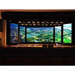 Display a colori P3.91 P4.81 per lo sfondo di scenografia pannelli di visualizzazione a LED senza cuciture a noleggio