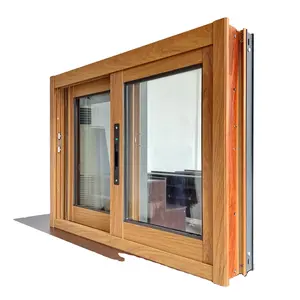 Алюминиевое раздвижное окно с 2 дорожками Европейского дизайна