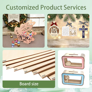 Ornamento Aquila in Legno Intagliato a Mano Personalizzato, Eco-Friendly, Decorazione Fai-da-te per la Casa, Bambola Natalizia, Arte della Fauna Selvatica in MDF, Giocattolo, Confezione Regalo - Product Image 4