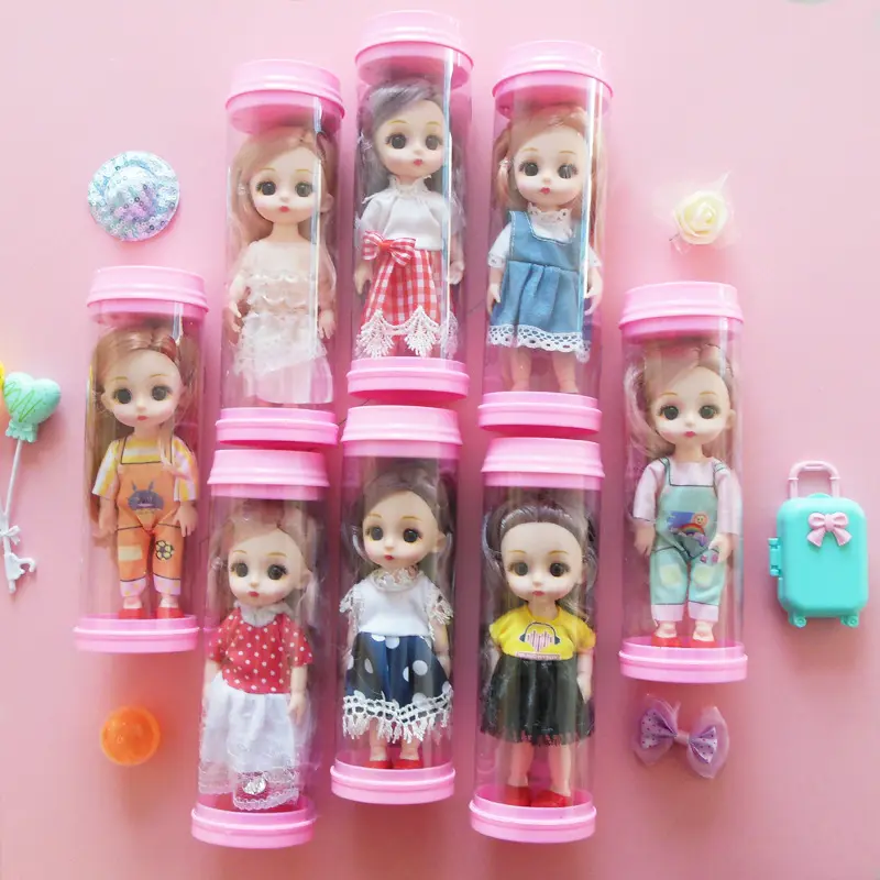 New Fashion Doll Gift Box Princess Doll Set With Light Music Girl's Cute Pretend Play Toy Children's Day Gift