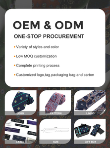 Cổ Điển Sọc Polyester Tie với biểu tượng tùy chỉnh đội tổ chức sự kiện đồng phục phụ kiện - Product Image 4