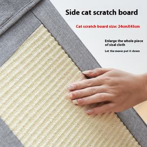 Ein MOQ das Katzen haus Benutzer definierte drei Schichten Pet <span class=keywords><strong>House</strong></span> Folding Warme Katzen klappe im Außen-und Innenbereich mit abnehmbarem Polster - Product Image 2
