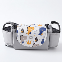 Sac de rangement pour poussette en tissu Oxford, portable, multifonction, organiseur de couches, organisateur universel suspendu pour poussette