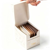 Boîte pliable personnalisée à couvercle pour sachets de café et de thé, présentoir de supermarché, emballage pour magasin de miel