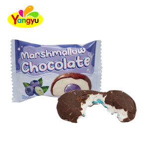 Bonbons ronds en gros en forme de guimauve enrobés de chocolat et fourrés à la <span class=keywords><strong>confiture</strong></span> de myrtilles - Product Image 5