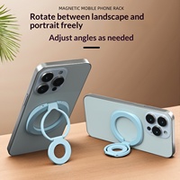 Nouveau support de téléphone magnétique double face et compatible avec le support de bureau multifonctionnel et l'anneau de maintien