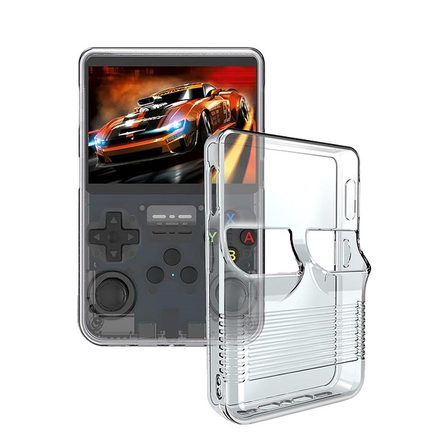 Clear Case for R36S Retro Handheld Game Console 2025 New Thin Slim Lightweight Scratch Proof Durable Protection TPU Cover
