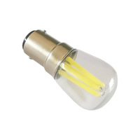 Nouvelle ampoule à filament 2W 12V 24V 48V BA15D double contact lumière du jour 6500k BA15D ampoule led