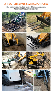 टॉपसेंस फैक्ट्री की कीमत मिनी स्किड स्टीड लोडर s16 मिनी लोडर बिक्री - Product Image 5