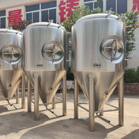 Veste de refroidissement conique fermenteur de bière 10BBL 15BBL 20BBL 30BBL litre réservoir de Fermentation