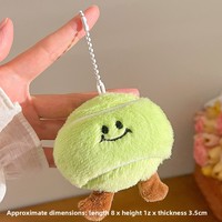 Mini sac à dos de football décoratif - Petit cadeau sur le thème du sport - Porte-clés en peluche de dessin animé