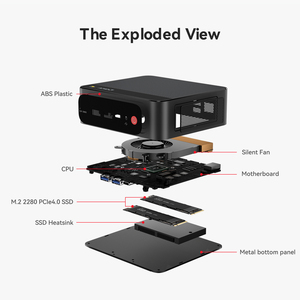 Mini PC Beelink SER5 MAX <span class=keywords><strong>6800H</strong></span> AMD Ryzen7 32G DDR4 500GB 1TB para Oficina, Venta al Por Mayor en China - Product Image 5