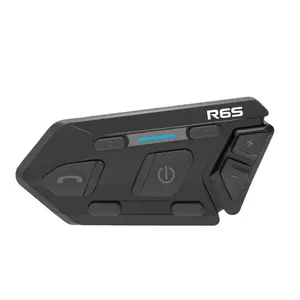 R 6S Helm Headset, Motorfiets Walkie-Talkie, Helm Intercom 6 Rijders Bluetooth Interphone Headset 1200 Meter