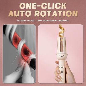 Rizador de Pelo Automático de 28 mm, Rizador Iónico de Doble Dirección con 3 Ajustes de Temperatura - Product Image 4