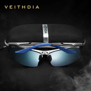 Veithdia Men's Aluminum Magnesium Sunglasses Polarized UV400 Outdoor Sports Fishing Cycling Driving Black 6562 - Product Image 2