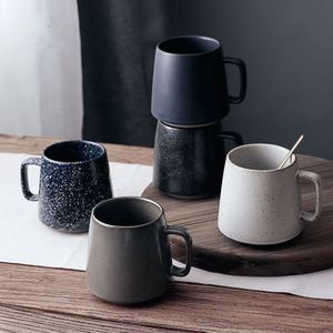 แก้วเซรามิกสไตล์จีนใหม่, แก้วกาแฟสโตนแวร์แบบหยาบสไตล์ญี่ปุ่น, แก้วกาแฟสไตล์นอร์ดิกวินเทจสำหรับวันวาเลนไทน์ - Product Image 3