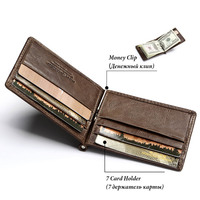 Dompet Pria Kulit Asli Vintage Kualitas Tinggi Grosir Kustom, Tempat Kartu Pendek, Dompet Koin Kapasitas Besar, Hadiah