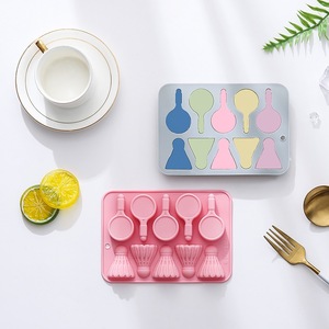 Moldes de Silicona para Pastel con Diseño de Bádminton, 10 Cavidades, Reutilizables, de Grado Alimenticio, Lindos Moldes Magnéticos de Silicona para Chocolate, Dulces y Hielo - Product Image 5